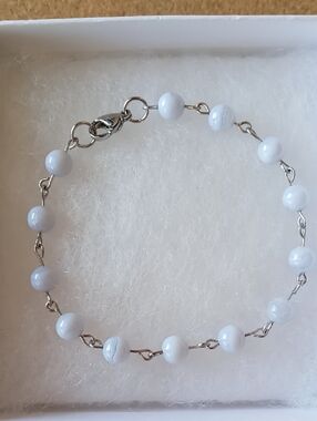 Blue Lace Agate Bracelet